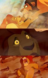 Lion King betrayal Meme Template