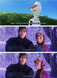 Olaf Frozen I'm Going To Tell Him Meme Template