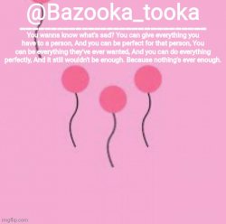Bazooka's I'm sad eli. Temp Meme Template