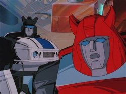 G1 Jazz and Cliffjumper Meme Template