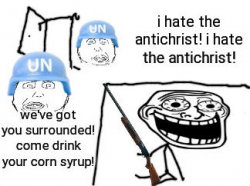 I hate the Antichrist Meme Template