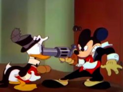 Disney world gun Meme Template
