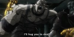 JoJo's Bizarre Adventure I'll hug you to death! Meme Template