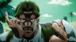 Go ahead, Mr. Joestar textless Meme Template