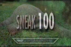 Sloth sneak 100 redux Meme Template