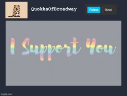 QuokkaOfBroadway Announcement Meme Template