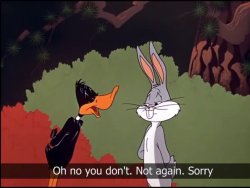 Bugs and Daffy Meme Template