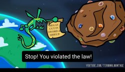 Stop! You violated the law! Rayquaza Meme Template