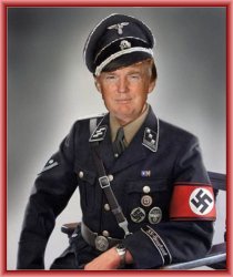 Trump Nazi Officer - never an office in the USA Meme Template