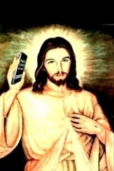 Jesus Phone Meme Template