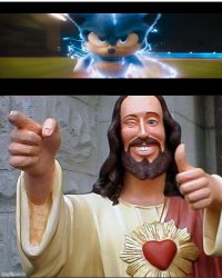 sonic and donut lord Meme Template