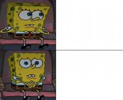 Spongebob worried Meme Template