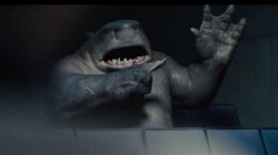 King Shark "HAND" Meme Template