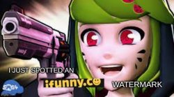 i just spotted an ifunny watermark Meme Template