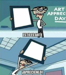 esto es arte Meme Template