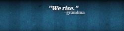 We rise Meme Template