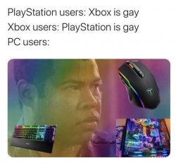 Pc Users gay Meme Template