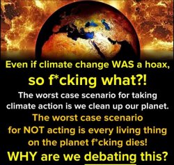 Climate change hoax Meme Template