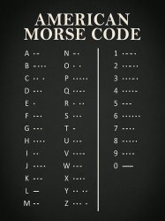 American Morse Code Guide Meme Template