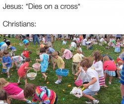 Easter Christians Meme Template