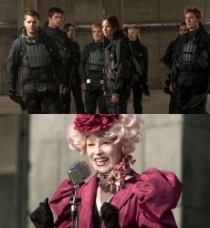 Hunger Games - Katniss vs Effie Meme Template