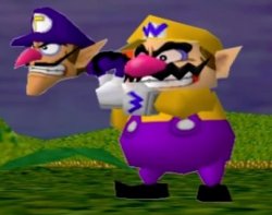 Waluigi launcher Meme Template