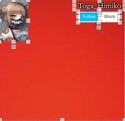 Toga_Himiko annoumcement template Meme Template