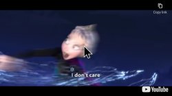 frozen i dont care Meme Template