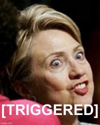 Hillary Clinton Triggered Meme Template