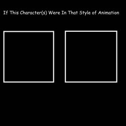 Style of Animation Meme Template