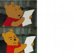 Winnie the pooh discovers Meme Template