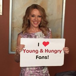 Kylie I love young and hungry fans Meme Template
