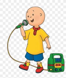 Caillou go BRRR Meme Template