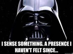 Darth Vader sense. Meme Template