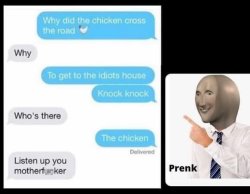 chicken prank Meme Template
