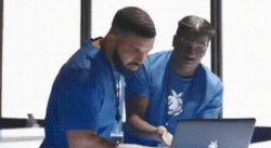 Drake helping Lil Yachty Meme Template