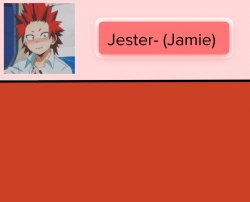 Jester Kirishima Temp Meme Template