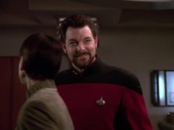 Riker Smiling Meme Template