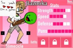 Bazooka's Charlie slimecicle template Meme Template