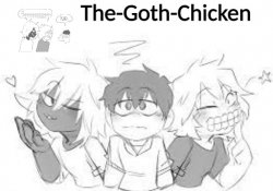 the-goth-chicken's announcement template 18 (made by -.Trash.-) Meme Template