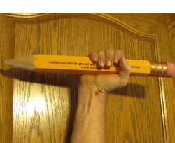 Giant Pencil Meme Template