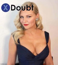 X doubt Kirsten Dunst Meme Template