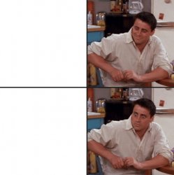 Surprised Joey Template Meme Template