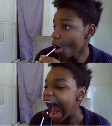 how girls eat a lolipop. how i eat a lolipop Meme Template