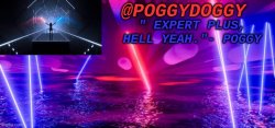 Poggydoggy beatsaber Meme Template