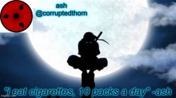 corruptedthorn announcement temp Meme Template