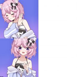 Nyanners but Drake Meme Template