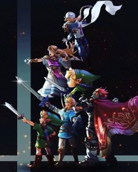 Zelda Squad Meme Template