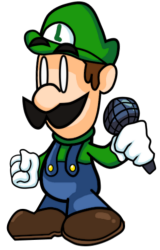 fnf Luigi Meme Template