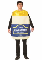 Mayo man Halloween costume Meme Template